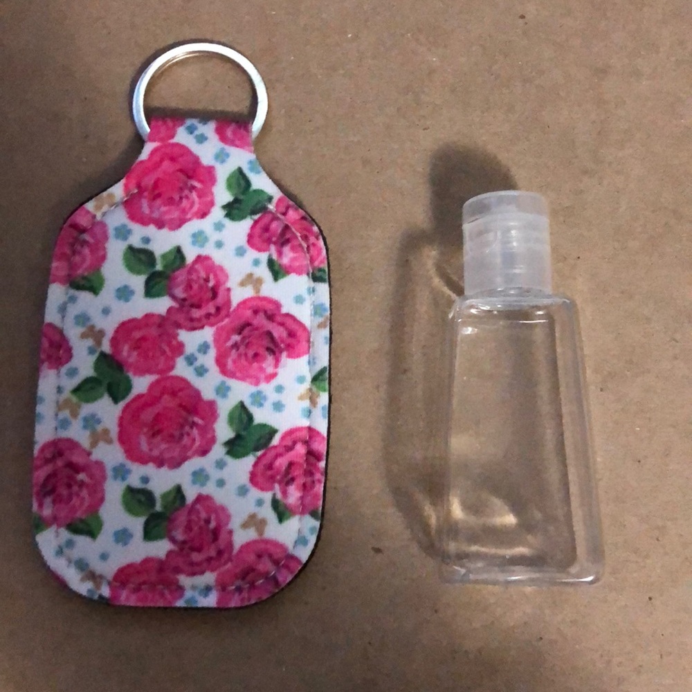 Hand sanitizer key chain